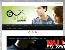 Tablet Screenshot of ametxgazteria.net